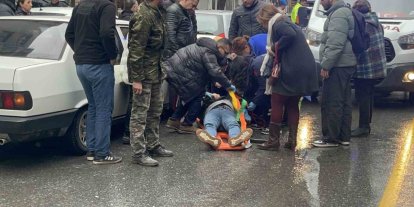 Menteşe’de otomobil yaya çarptı: 1 yaralı