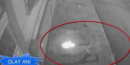 Garaja pompalı tüfekle ateş eden 2 şahıs tutuklandı: O anlar kamerada