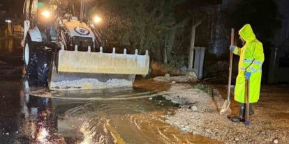 MUSKİ ekiplerinden anında müdahale