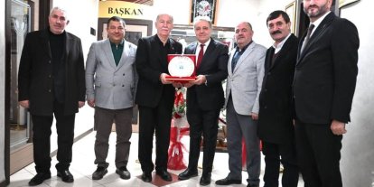 ESOB yönetiminden, Tortum Belediye Başkanı Yiğider’e nezaket ziyareti