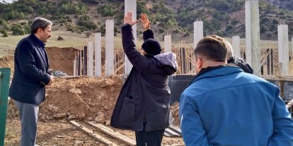 Yusuflar Mahallesi’nde 36 atlık barınak inşaatı hızla yükseliyor