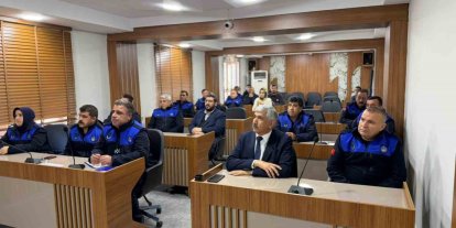 Kahta Belediyesi zabıta personeline yönelik kapsamlı hukuk eğitimi