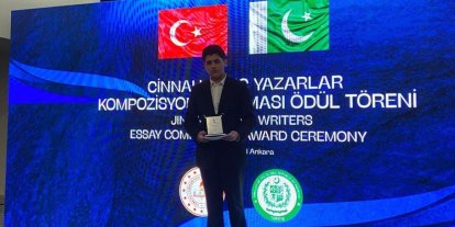 SYAL öğrencisi Ali Yusuf Sabah’tan Cinnah ödülü