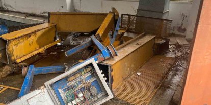 Faal olmayan Su Temin Projesi Tesisine girip 6 milyon liralık malzeme çaldılar