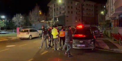 Dur ihtarına uymadı, kaza yaptı: O anlar kamerada