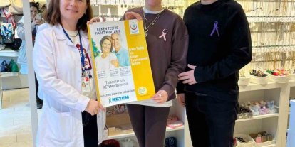 Erken tanı hayat kurtarır mottosu esnaflara anlatıldı