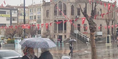 Aksaray’da şiddetli sağanak etkili oldu
