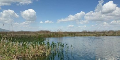 Sultan Dağları’ndaki kar Eber Gölü ve kiraza umut oldu