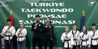 Aydınlı sporlar Taekwondo Poomsae Şampiyonası’nda Türkiye şampiyonu oldu