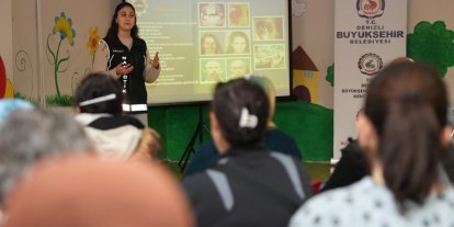 Annelere bağımlılıkla mücadele ve afet bilinci semineri verildi