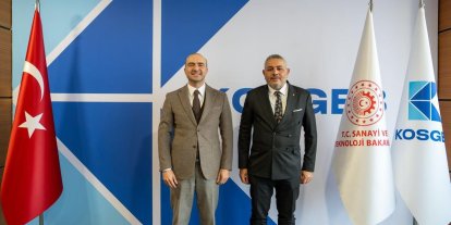 Başkan Sadıkoğlu, KOSGEB Başkanı ile bir araya geldi