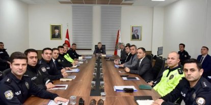 Adıyaman’da aylık emniyet değerlendirme toplantısı yapıldı