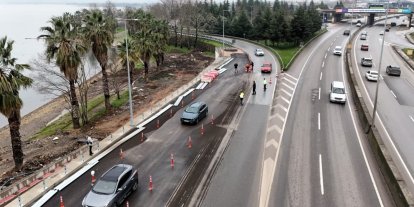 Başiskele Koridor Projesi’nin kuzey yan yolu trafiğe açıldı
