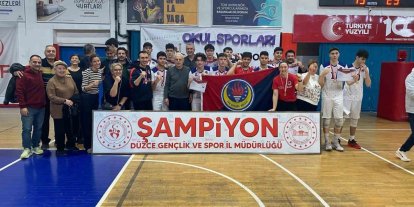Düzce’de voleybol rüzgarı