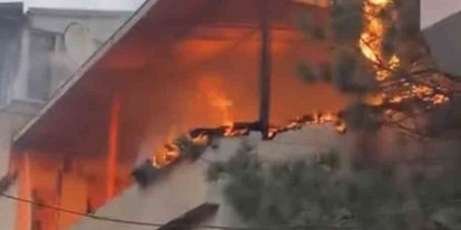 Bursa’da yangında daire alev topuna döndü