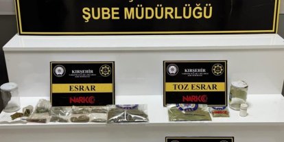 Kırşehir’de uyuşturucu operasyonu: 1 tutuklama