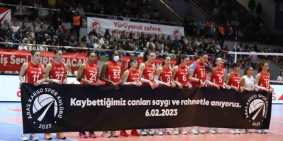 Aras Kargo Spor Kulübü, 6 Şubat depremlerinin yıl dönümünde AFAD çalışanlarını ağırladı