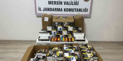 Mersin’de kaçak makaron operasyonu: 2 gözaltı