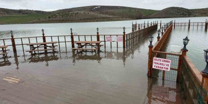 Yozgat’ta yağan kar eridi, göletlerde su seviyesi arttı