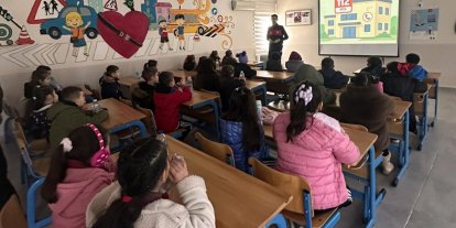 Zonguldak’ta öğrencilere 112 Acil Çağrı Merkezi tanıtıldı