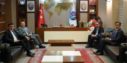 Rektörler ve Başkonsolos’tan Başkan Senger’e ziyaret