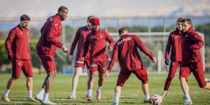 Trabzonspor, Fenerbahçe maçı hazırlıklarını sürdürdü