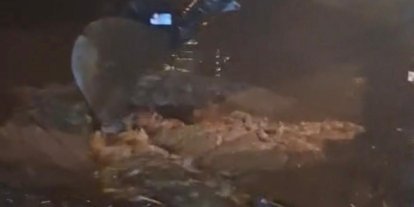 Kayseri’de selden dolayı tıkanan kanallar açıldı