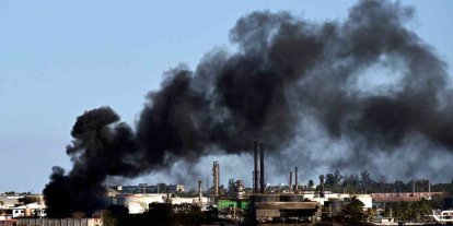Küba’daki petrol rafinerisinde yangın