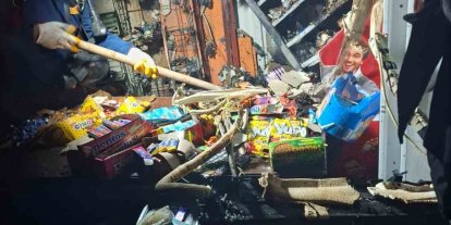 Osmaniye’de markette çıkan yangın söndürüldü