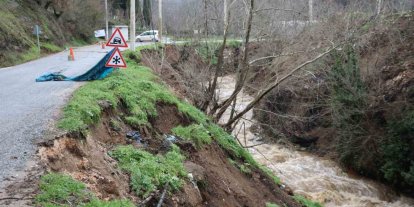 Yağışların arından, Aydın’da her yerde heyelan ve sel olayı yaşanıyor