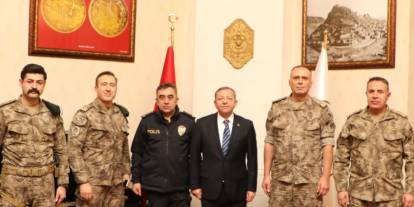 Özel Harekat Başkanı Vali Polat'ı Ziyaret Etti