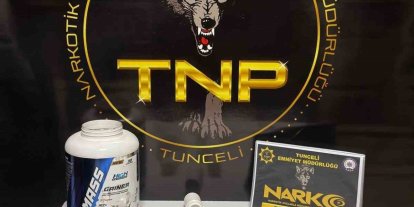 Tunceli’de uyuşturucu operasyonu: 430 adet sentetik ecza ele geçirildi