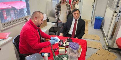 Şaphane Kaymakamı Boztaş’tan düzenli kan bağışı çağrısı