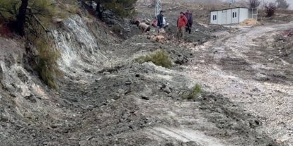 Karabahşılı Köyü’nde yağış sonrası çalışmalar başladı