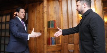 Zelenskiy, barış görüşmeleri öncesinde ABD Dışişleri Bakanı Rubio ile bir araya geldi