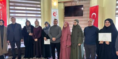 Ak Parti Kars Milletvekili Adem Çalkın Sahn-ı Seman programında sertifika verdi