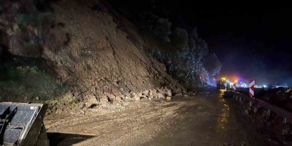 Nazilli Belediyesi’nden heyelan bölgesinde yoğun mesai