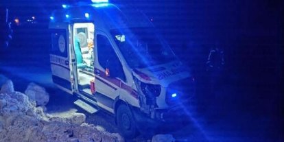 Siirt’te hasta taşıyan ambulans ata çarptı