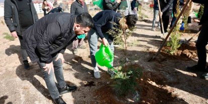 Nevşehir’de binlerce fidan toplarla buluştu