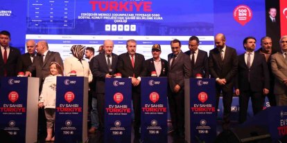 Eskişehir’de TOKİ’nin 6 bin 55 aileyi ev sahibi yapacağı kur’aların çekimi başladı