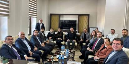 Milletvekili Çalkın, İl Sağlık Müdürlüğü'ne ziyaret gerçekleştirdi