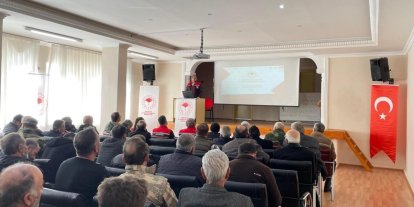 Kemaliye’de üreticilere B-Reçete Sistemi anlatıldı