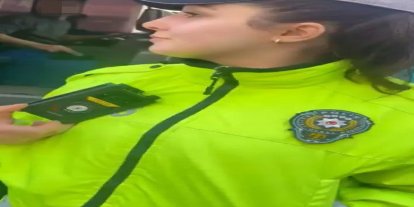 Polise hakaret edip sosyal medyada paylaşan sürücü gözaltına alındı