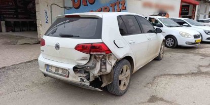 İki otomobilin çarpıştığı kazada 1 kişi yaralandı