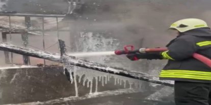 Kahramanmaraş’ta ahır yangını