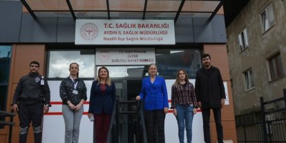 Kaymakam Küpeli Kan, Nazilli’de sağlık çalışmalarını yerinde inceledi