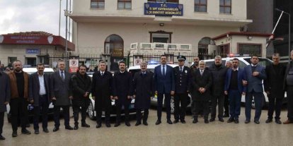 Hayırsever Ali Erdemoğlu’ndan Besni emniyetine 5 araç