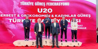 U20 Kadınlar Güreş Türkiye Şampiyonası tamamlandı