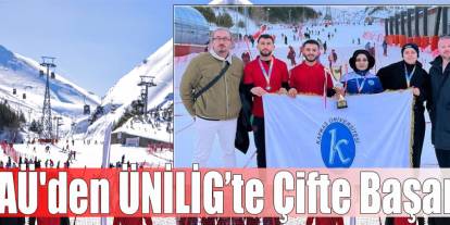 Kafkas Üniversitesi’nden ÜNİLİG Kar Boccesi Türkiye Şampiyonası’nda çifte başarı