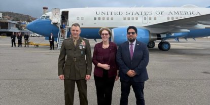 ABD heyeti Venezuela’da geçici hükümet yetkilileri ile bir araya geldi